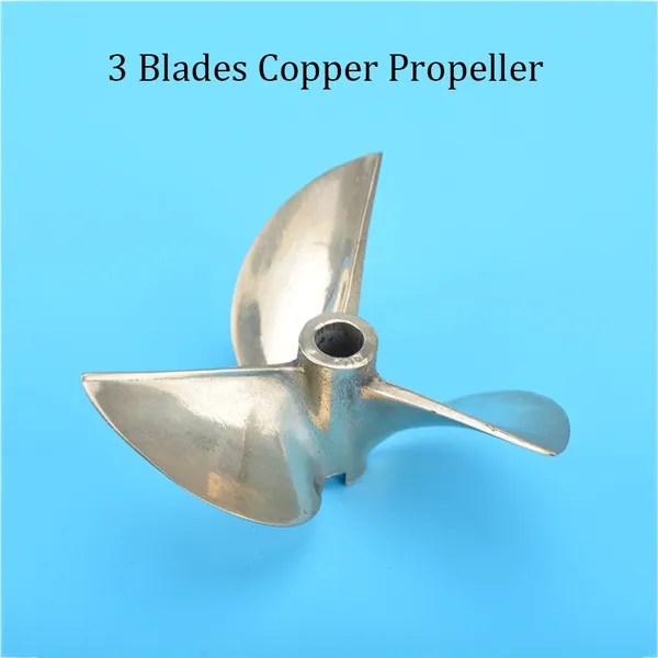 Propeller 26cc Metal Prop 1/4" Shaft 6717 3 Blade 6.35mm Diameter RC