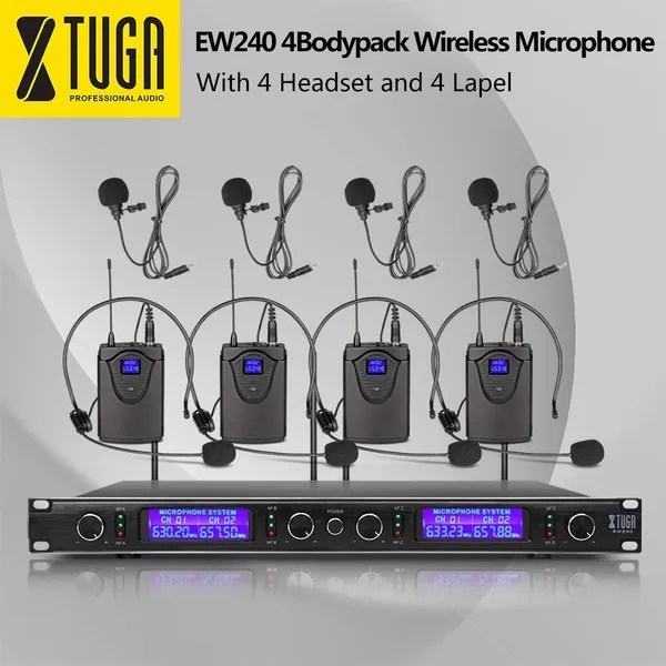 Small Karaoke Night Church Debra Audio D140 UHF 4 Channel Wireless