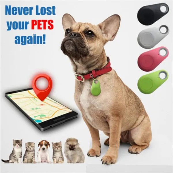 Pets Smart Mini GPS Tracker AntiLost Waterproof Bluetooth Tracer For