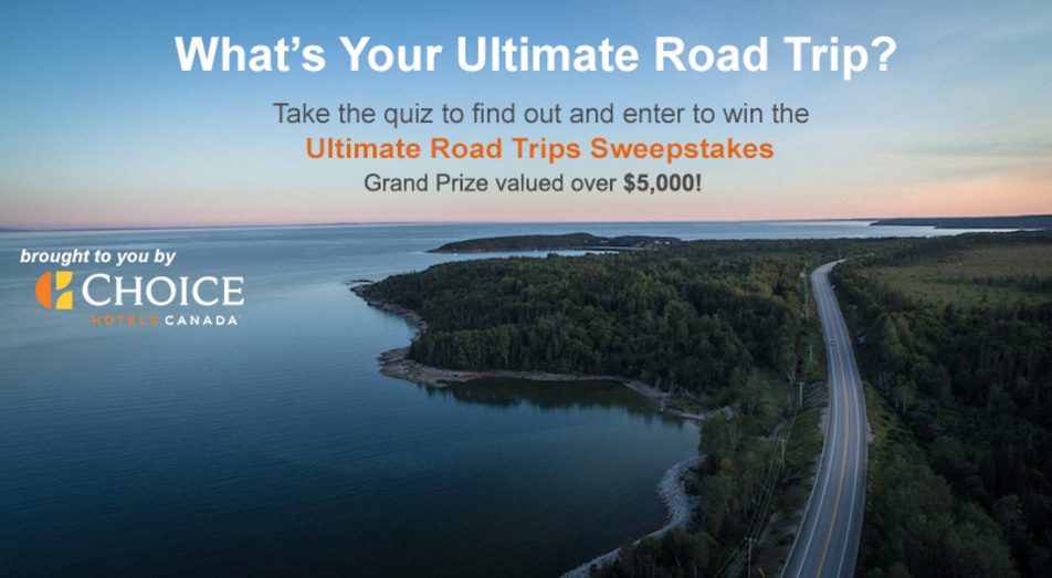 Tripadvisor Canada Ultimate Road Trip Sweepstakes Win a Road Trip of