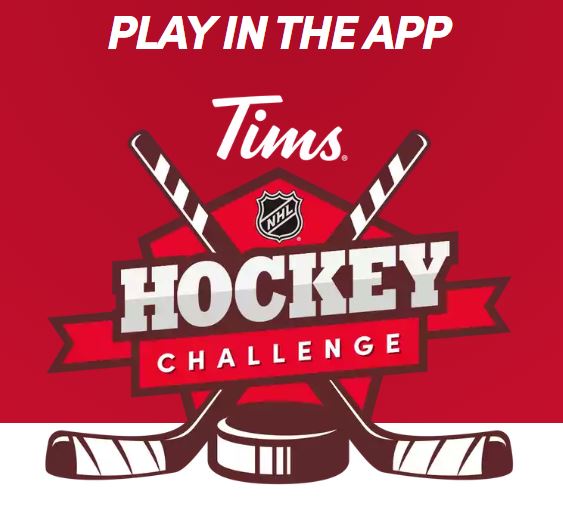 Tim Hortons NHL Hockey Challenge 2020 Get the app, pick your players