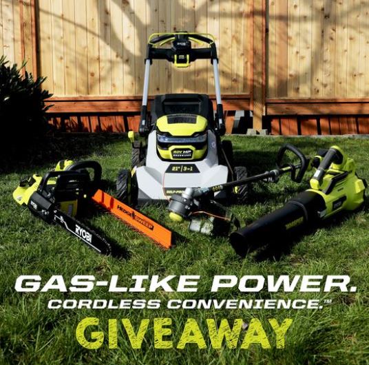 RYOBI Earth Day Contest Win a RYOBI 40V HP Brushless SelfPropelled