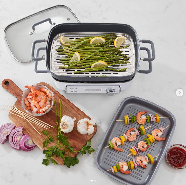 Cuisinart Giveaway Win a Stack5 Multifunctional Grill with Glass Lid