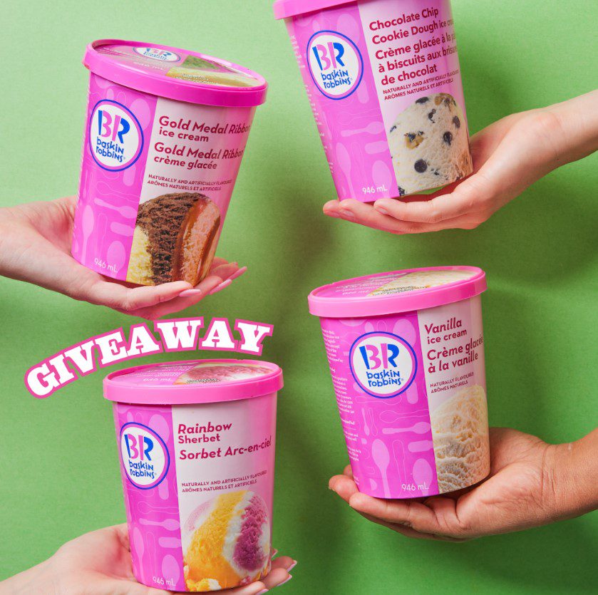 BaskinRobbins Packs of Flavour Giveaway Win a 25 BaskinRobbins gift card Contests in Canada