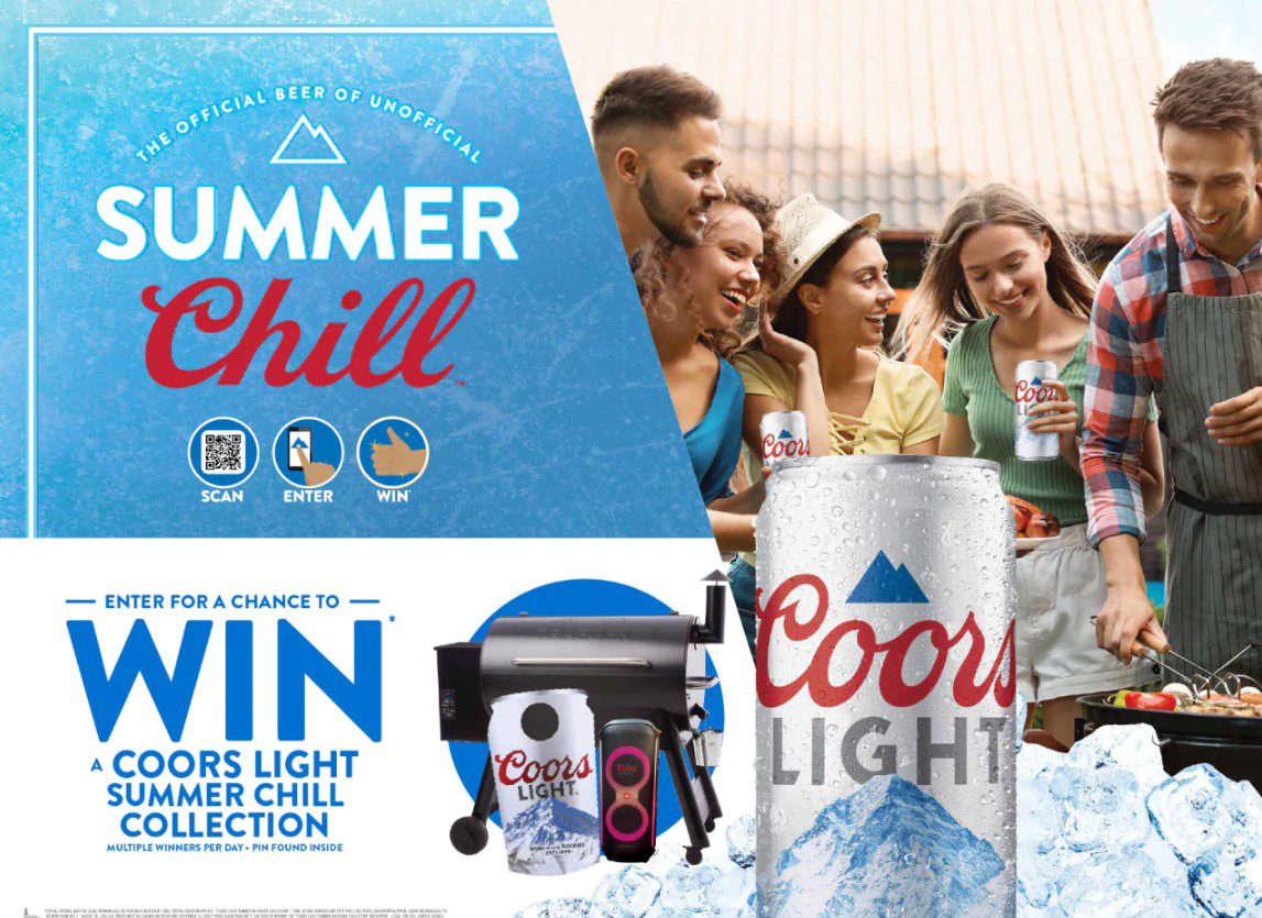 Coors Light Summer Chill Contest Enter your PIN and win at coorslight