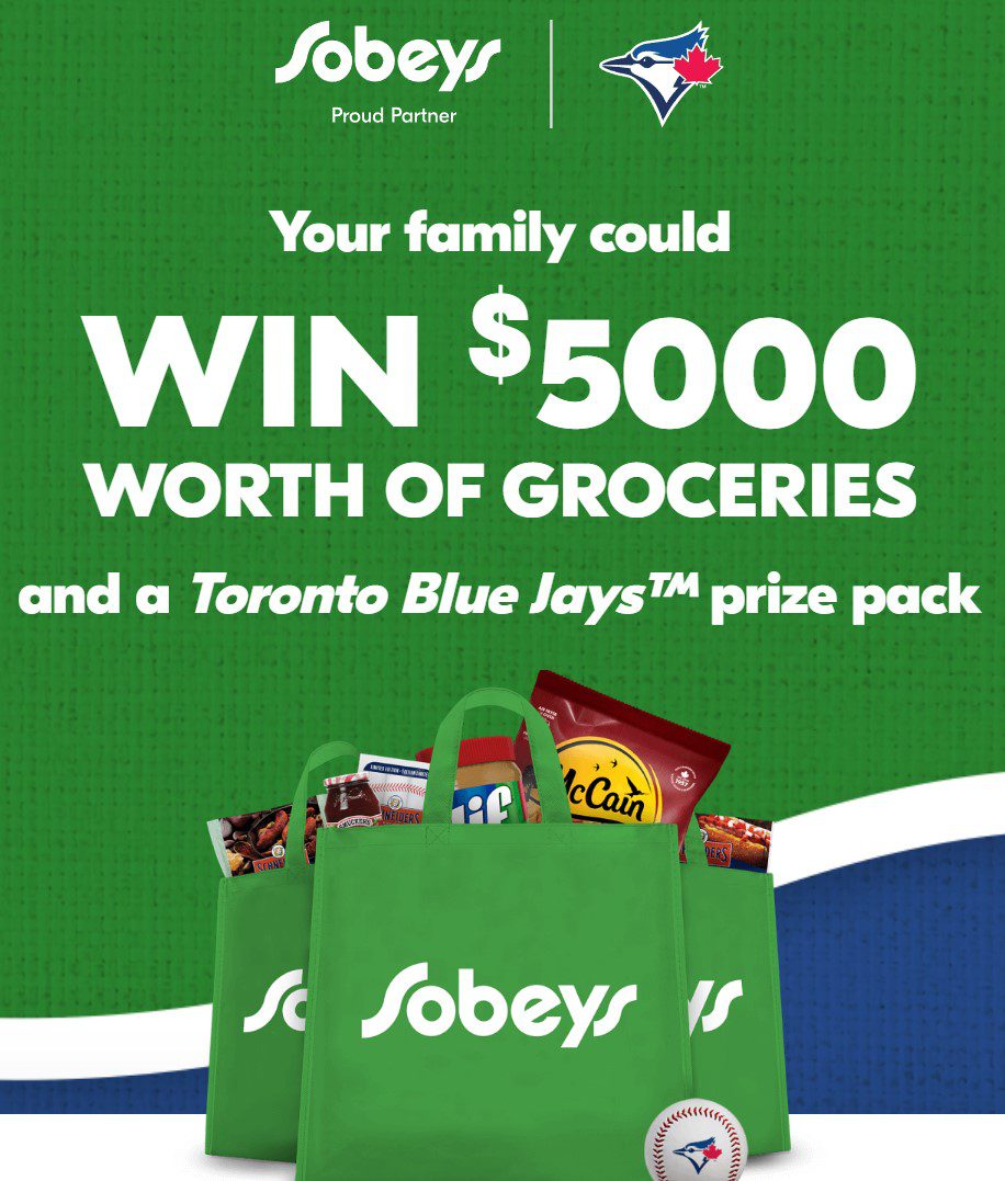 Sobeys Fresh Days Blue Jays Contest Win 5,000 worth of groceries and more Contests in Canada