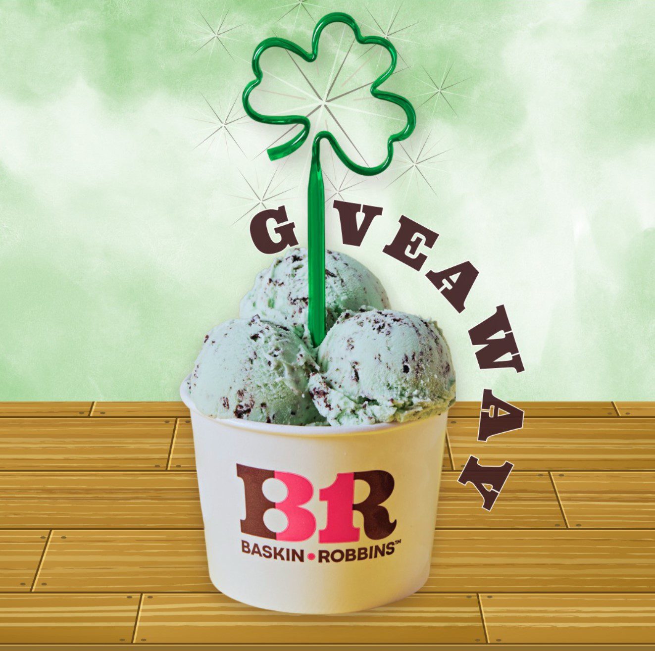BaskinRobbins St Patrick's Day Giveaway Win a 25 BaskinRobbins Gift