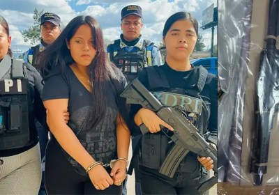 Capturan a peligrosa sicaria de la pandilla 18 con fusil AR-15