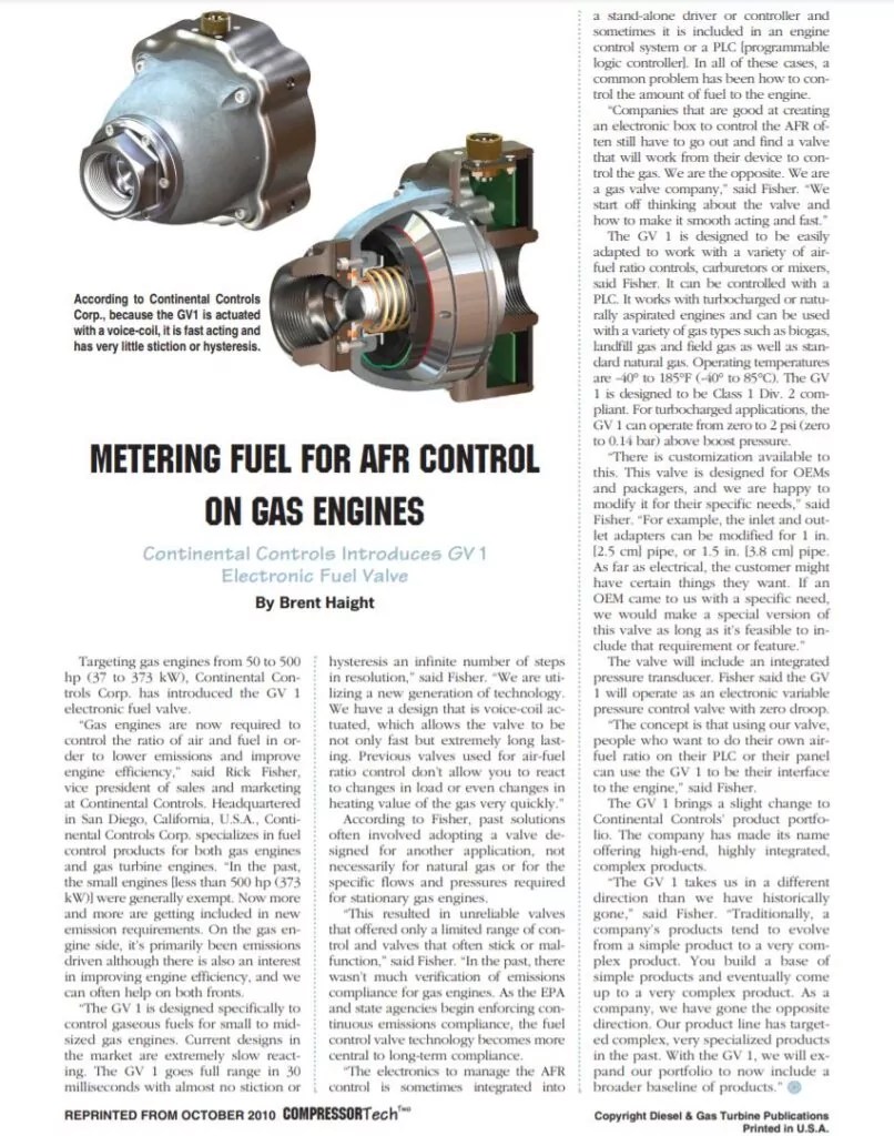 Metering Fuel Controls