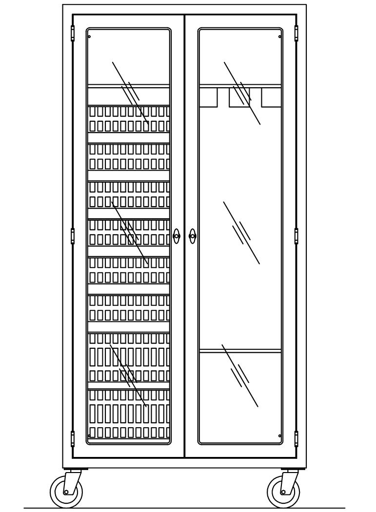 Mobile Medical Storage Stainless Steel OR Supply Carts