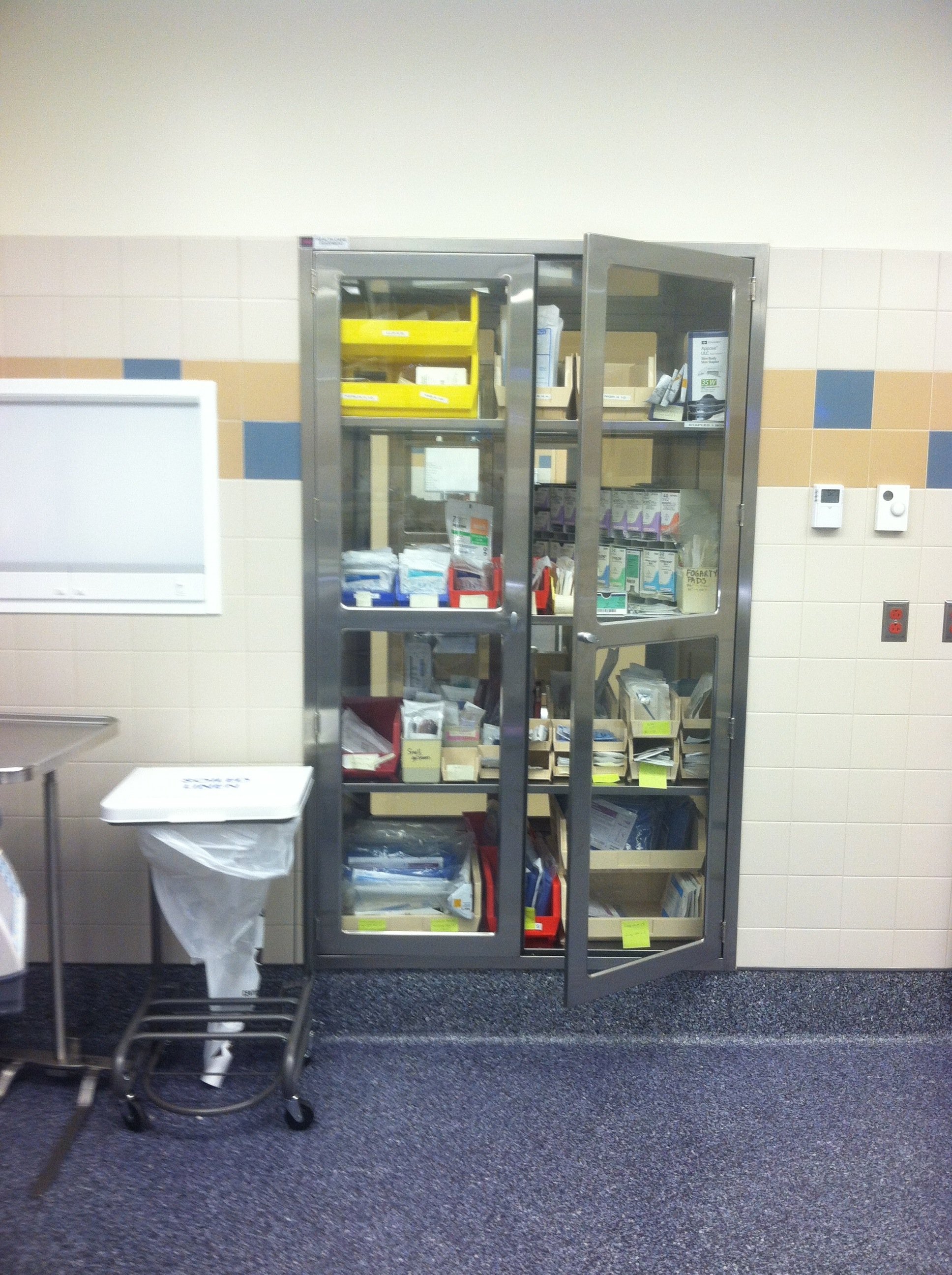 Lead Lined Pass Through Operating Room Continental Metal