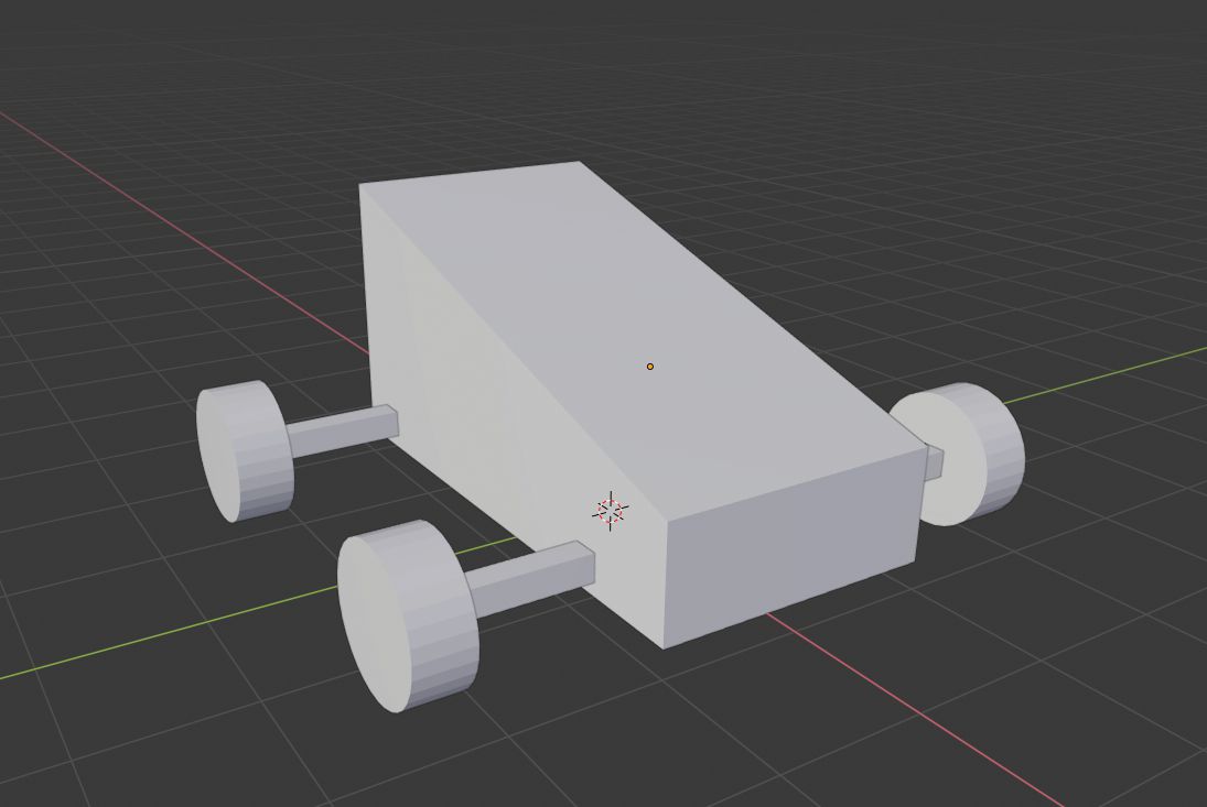 How to get simple suspension animation for vehicle in UE4 with Blender 2.8