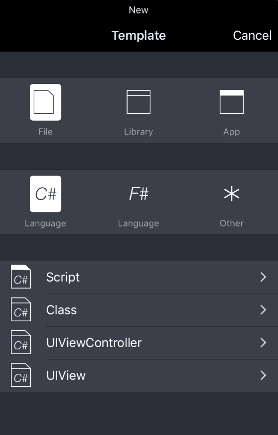 Continuous C and F IDE for iPads and iPhones