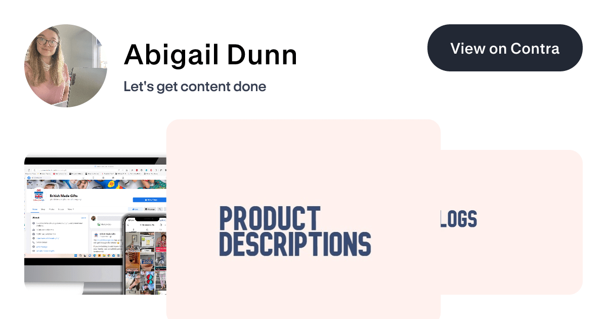 Abigail Dunn on Contra | Let's get content done