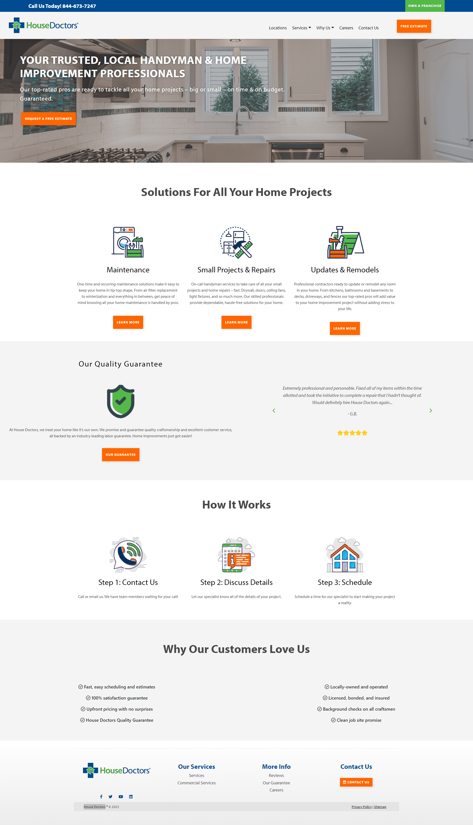 12 Amazing Handyman sites for 2023 With Design Examples