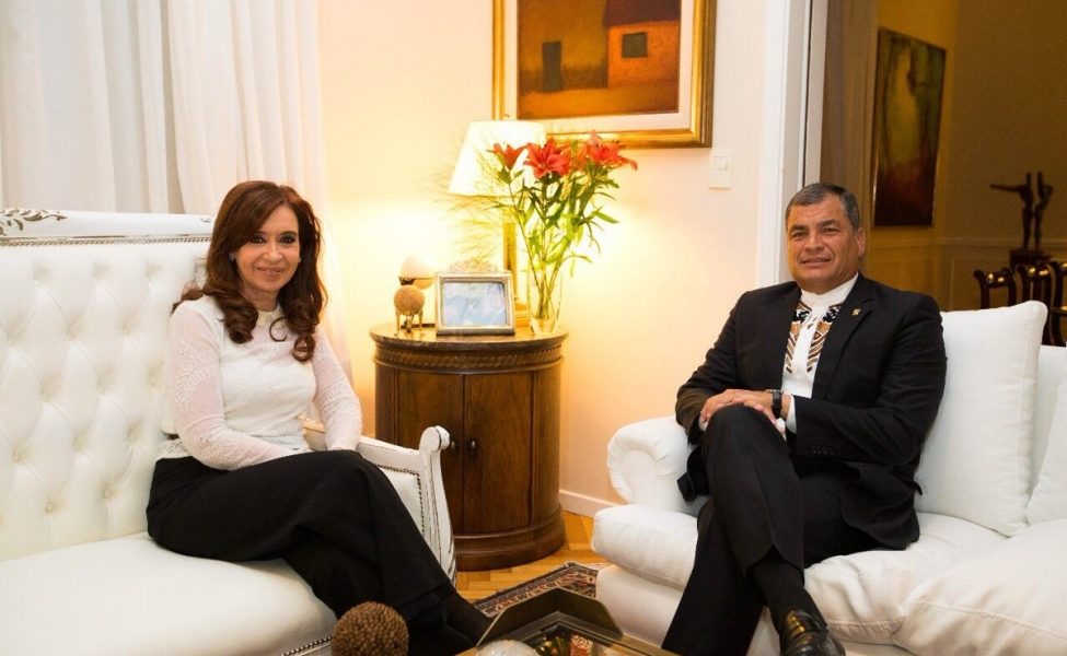 Cristina y Correa se solidarizaron con Lula tras el atentado contra su