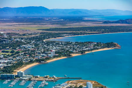 Aerial Photography Townsville, North Ward and Beligan Gardens Airview