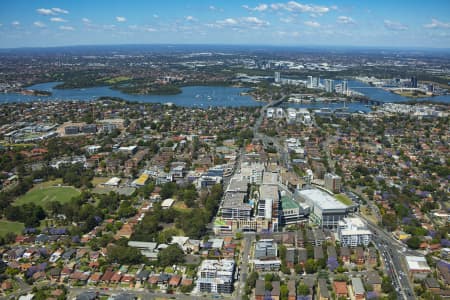 Aerial Photography Top Ryde Shopping Centre And Surrounds Airview Online