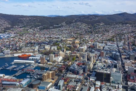 Aerial Photography Hobart CBD Airview Online