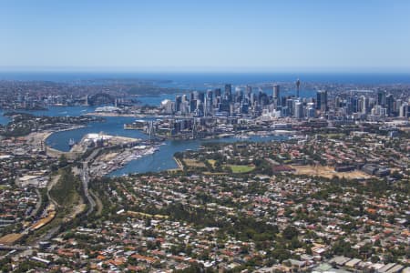 Aerial Photography Annandale To Sydney Airview Online