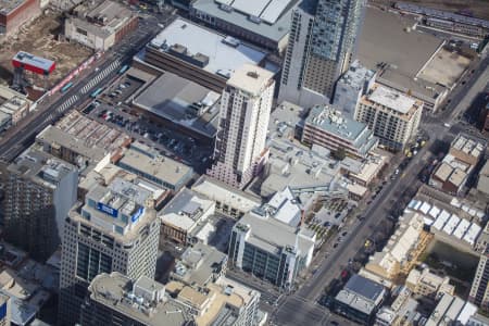 Aerial Photography La Trobe street Melbourne Airview Online