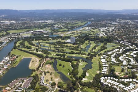 Aerial Photography Royal Pines Resort Golf Course Airview Online