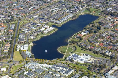 Aerial Photography Lakeside Park Estate Pakenham Airview Online