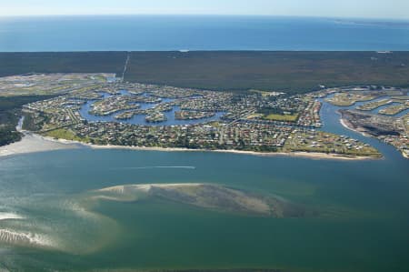 Aerial Photography Bribie Island Suburb of Banksia Beach Airview Online