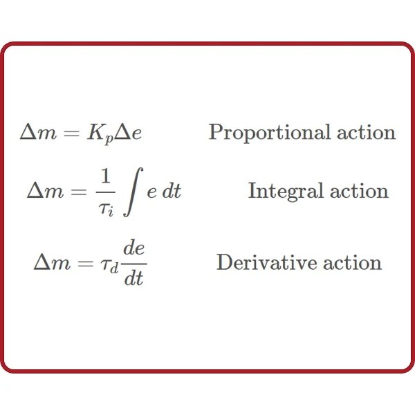 Different PID Equations Closedloop Control Systems Textbook