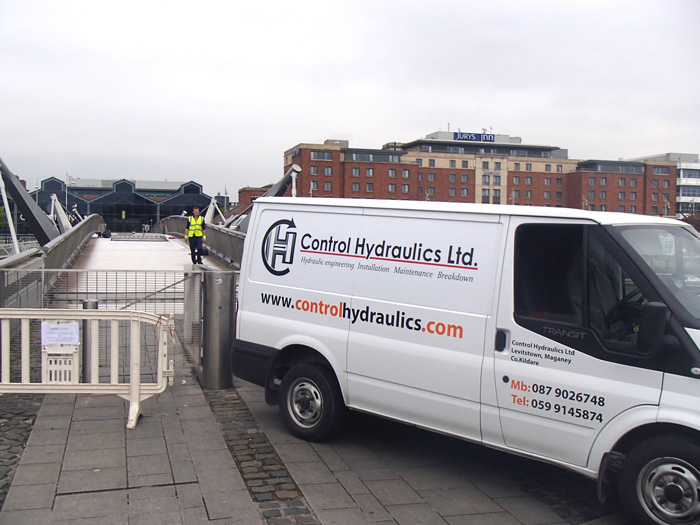 Dublin Docklands Sean O'Casey Bridge Control Hydraulics