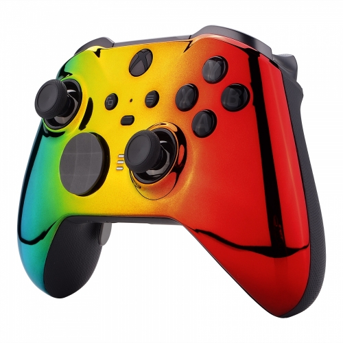 Chrome Green, Yellow, Red Custom Faceplate Shell For Xbox