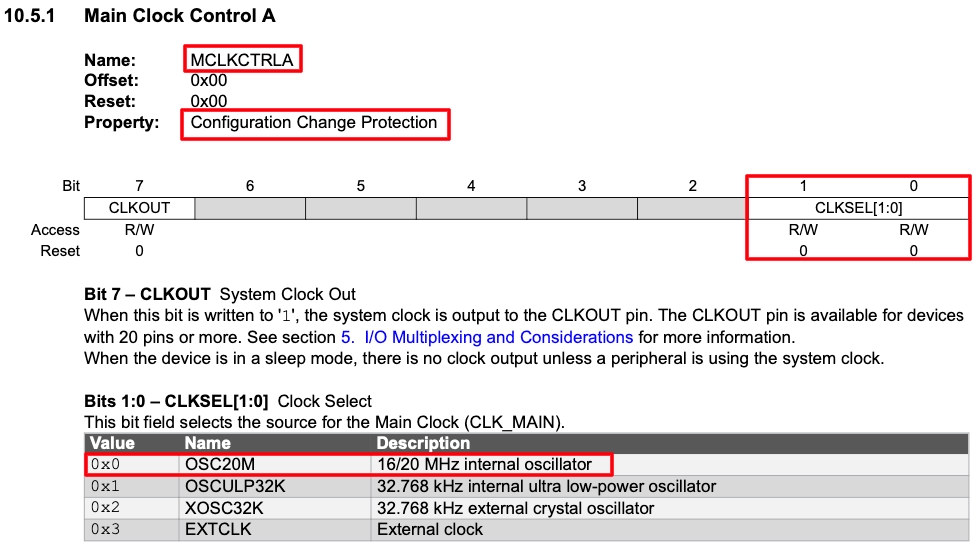 AVR #1. ATtiny817 Xplained mini || Clock setup || LED Blink