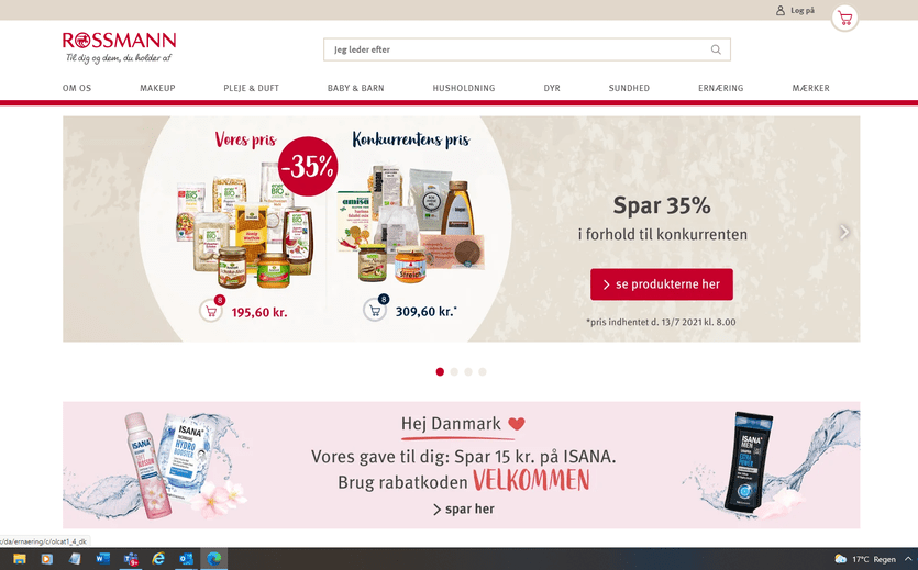 Rossmann Startet dänischen