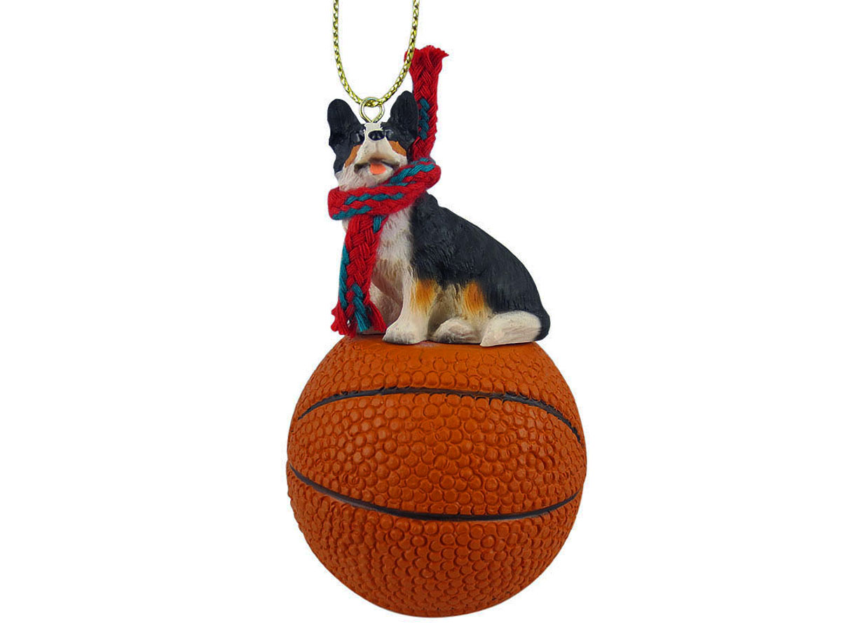 Welsh Cardigan Basketball Ornament