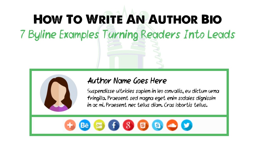 How To Write An Author Bio 7 Byline Examples Turning Readers Into