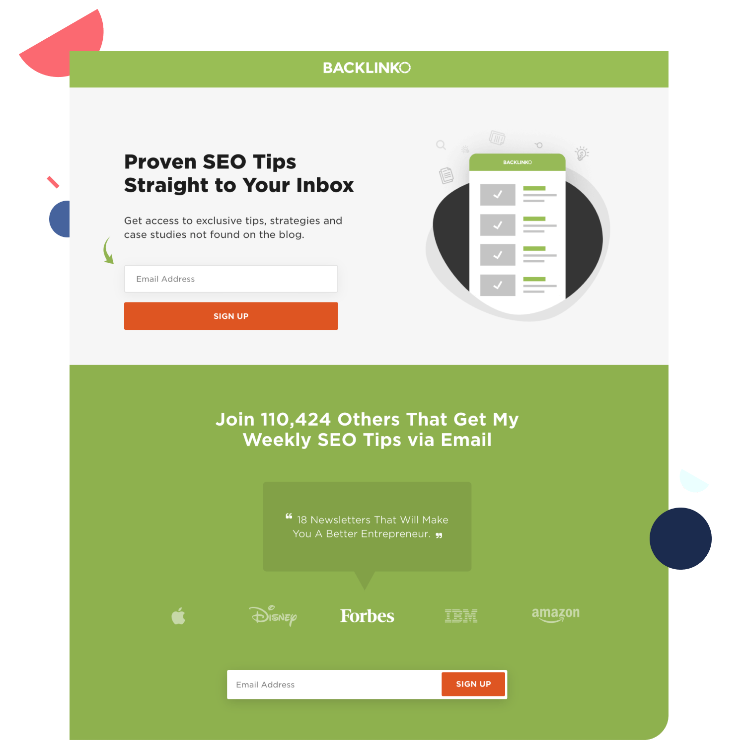 10 HighConverting Landing Page Examples From Top Bloggers Email