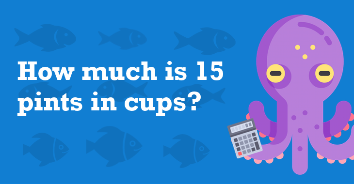 15 pints in cups (15 pt to cup)