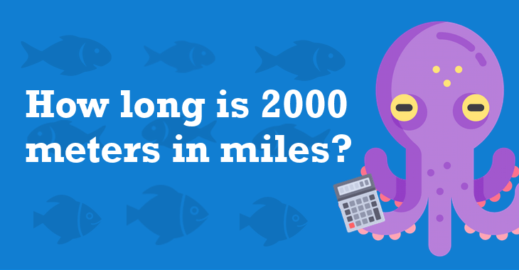 2000 meters in miles (2000 m to mi)