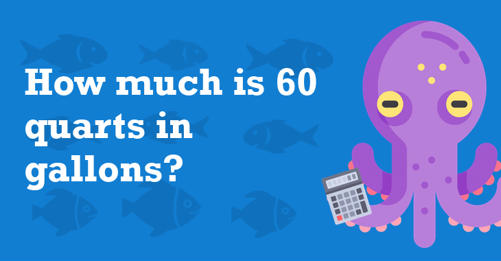 60 quarts in gallons (60 qt to gal)