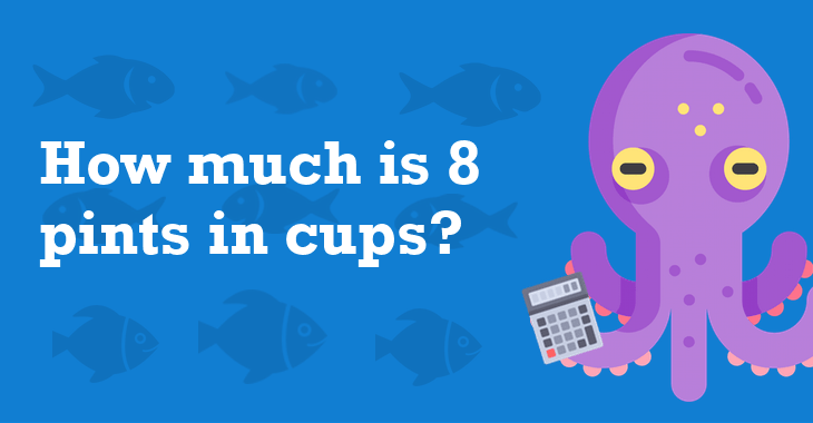 8 pints in cups (8 pt to cup)