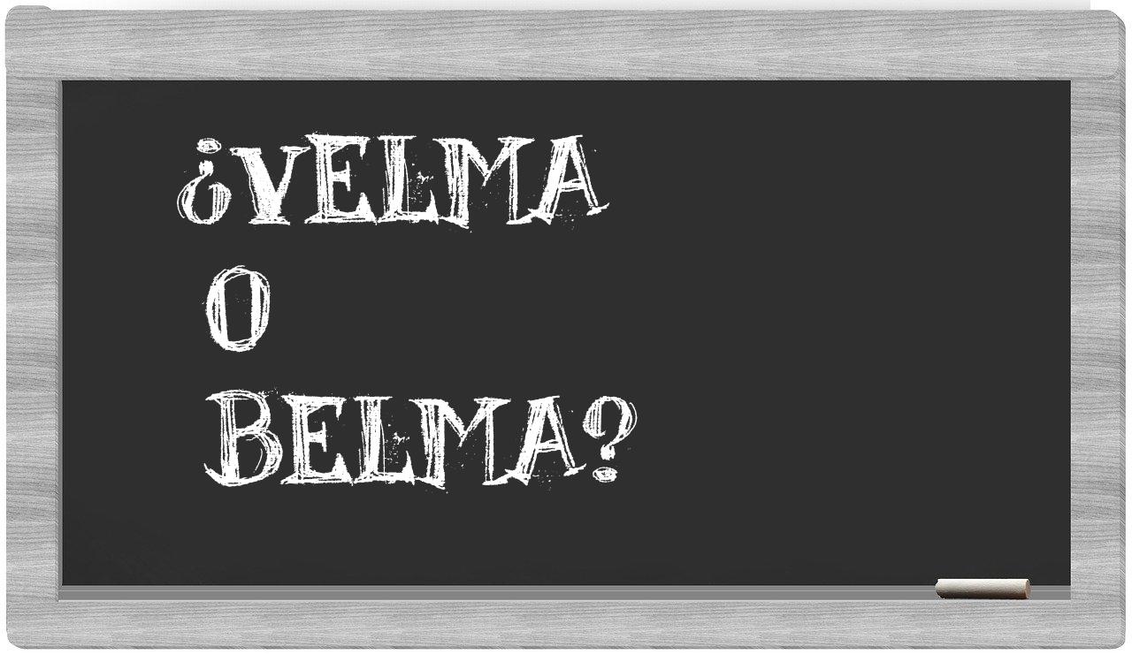 velma o belma