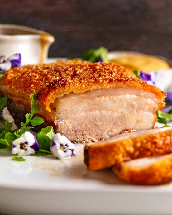 SlowRoasted Crispy Pork Belly — Recipes