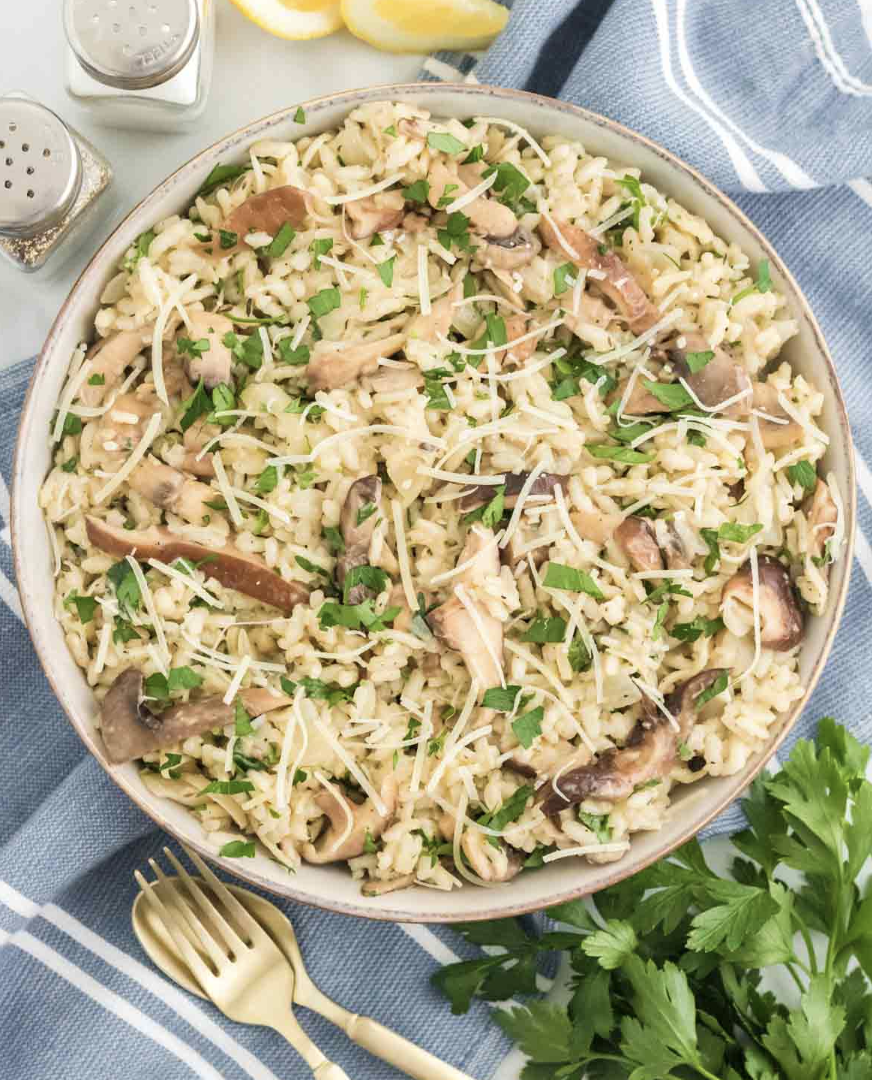 Stovetop Mushroom Risotto — Recipes
