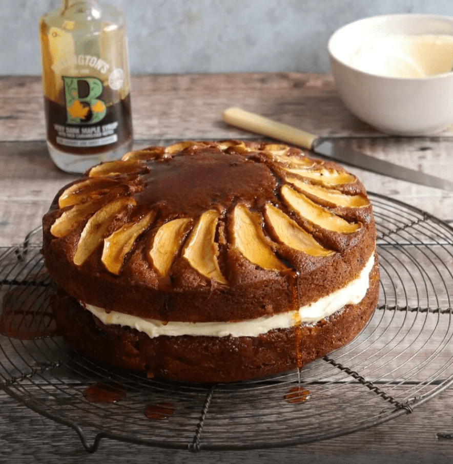 Maple Sticky Toffee Apple Cake — Recipes
