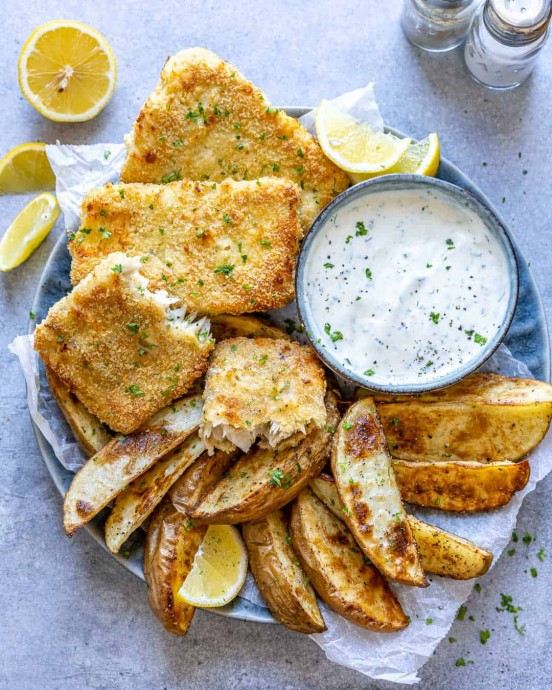 Air Fryer Fish and Chips — Recipes