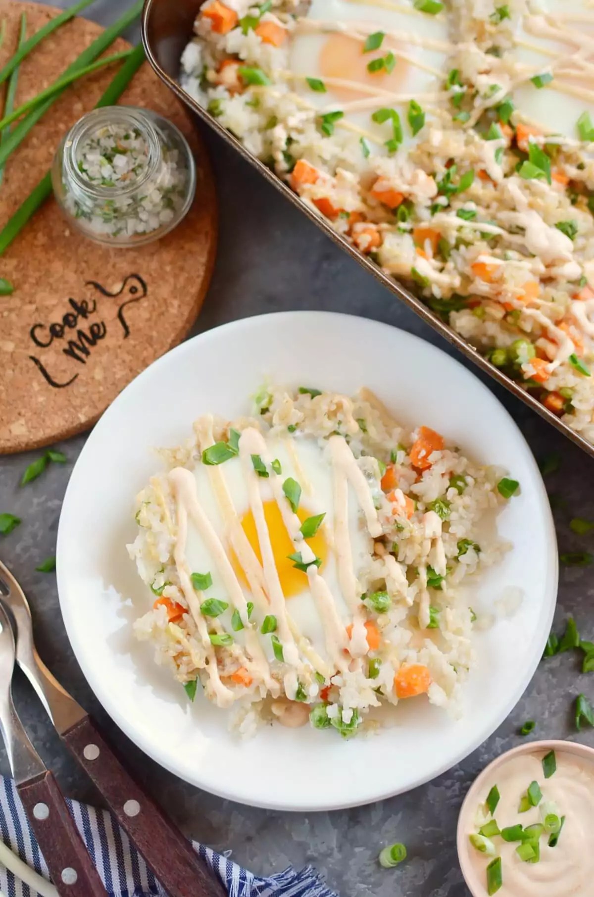 Sheet Pan Fried Rice Recipe Cook.me Recipes