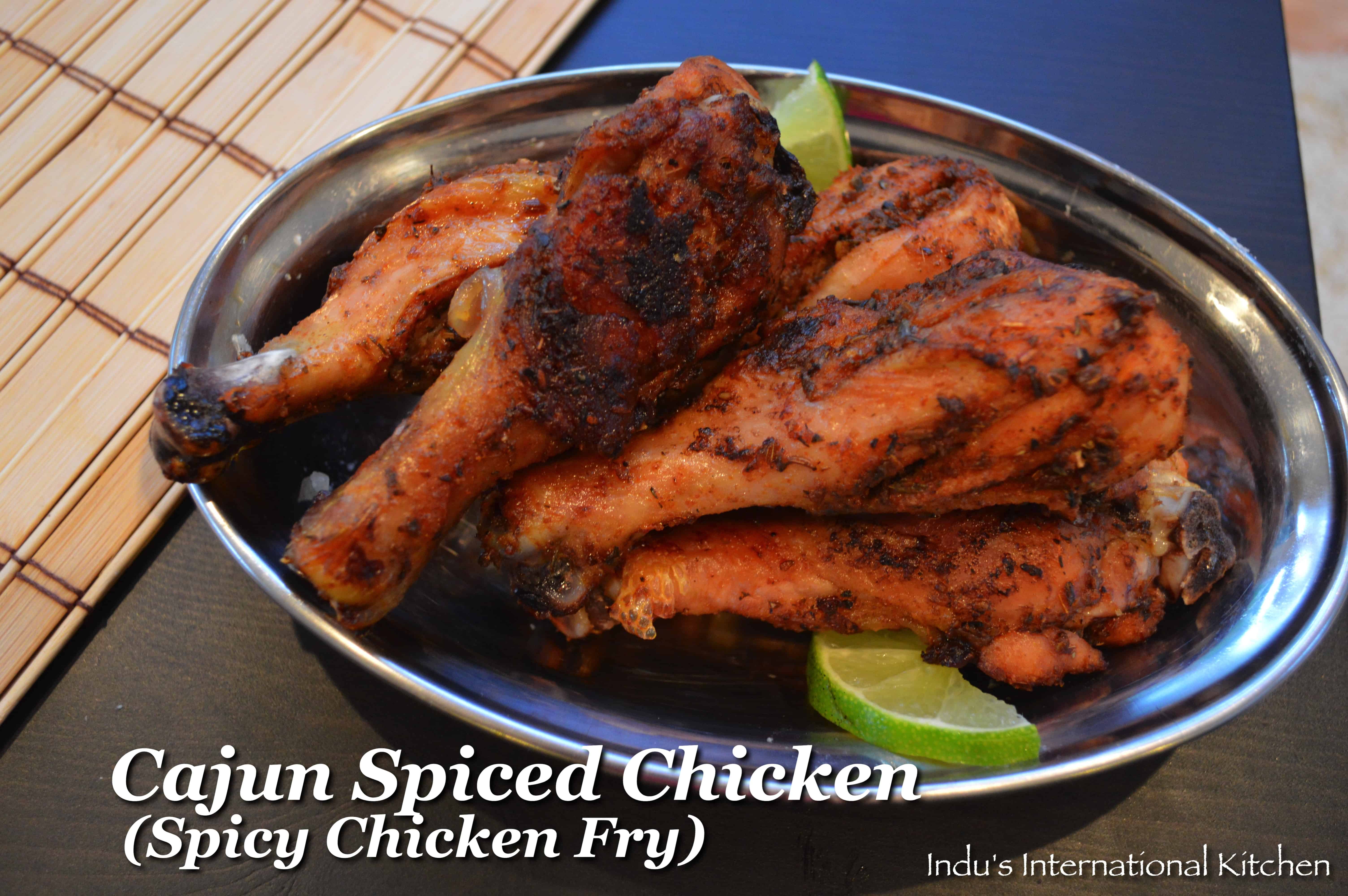 Cajun Spiced Chicken (Spicy Chicken Fry)