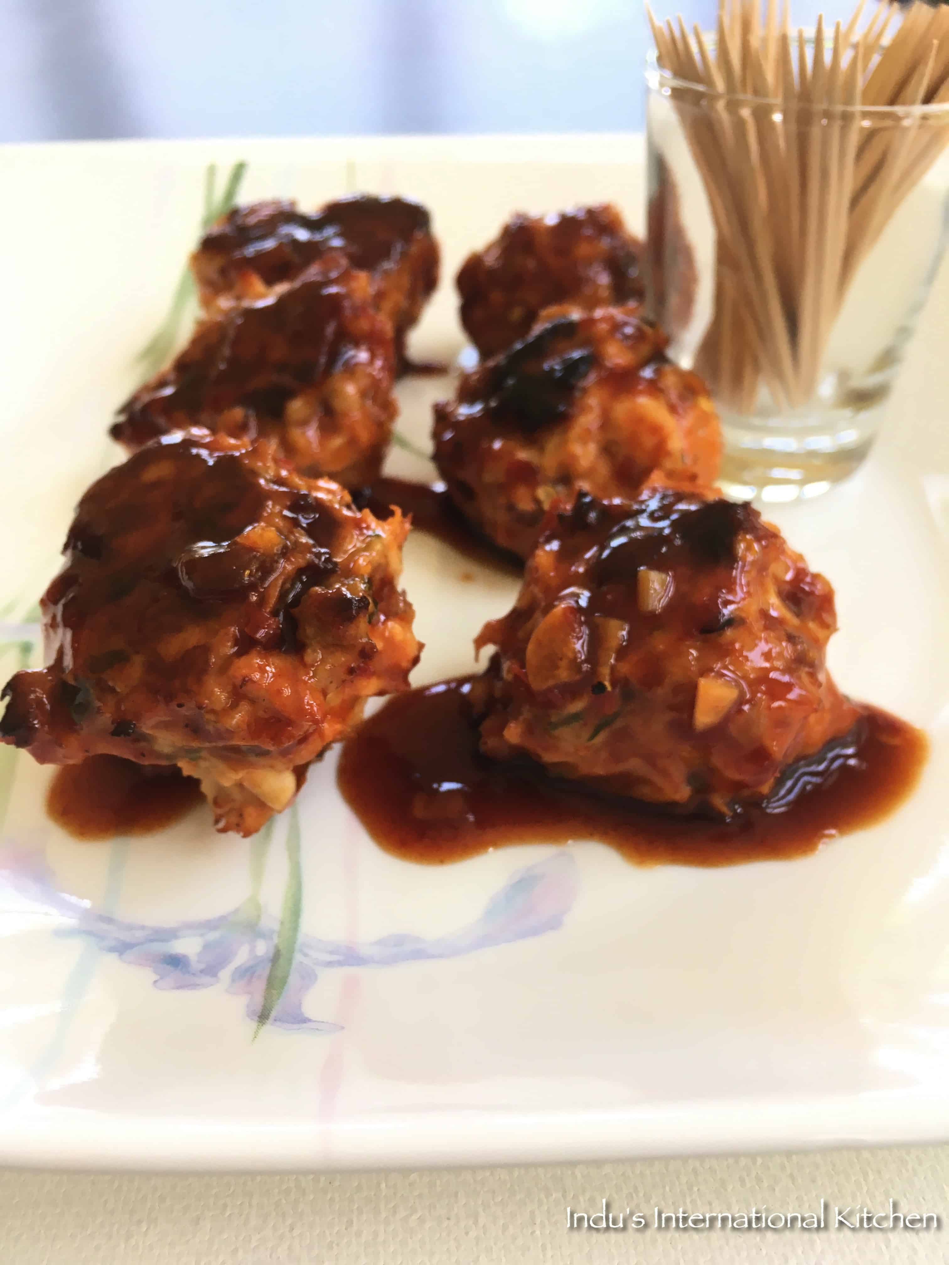 Sweet and Spicy Chicken Meatballs (Gluten Free, Paleo) Cook2Nourish