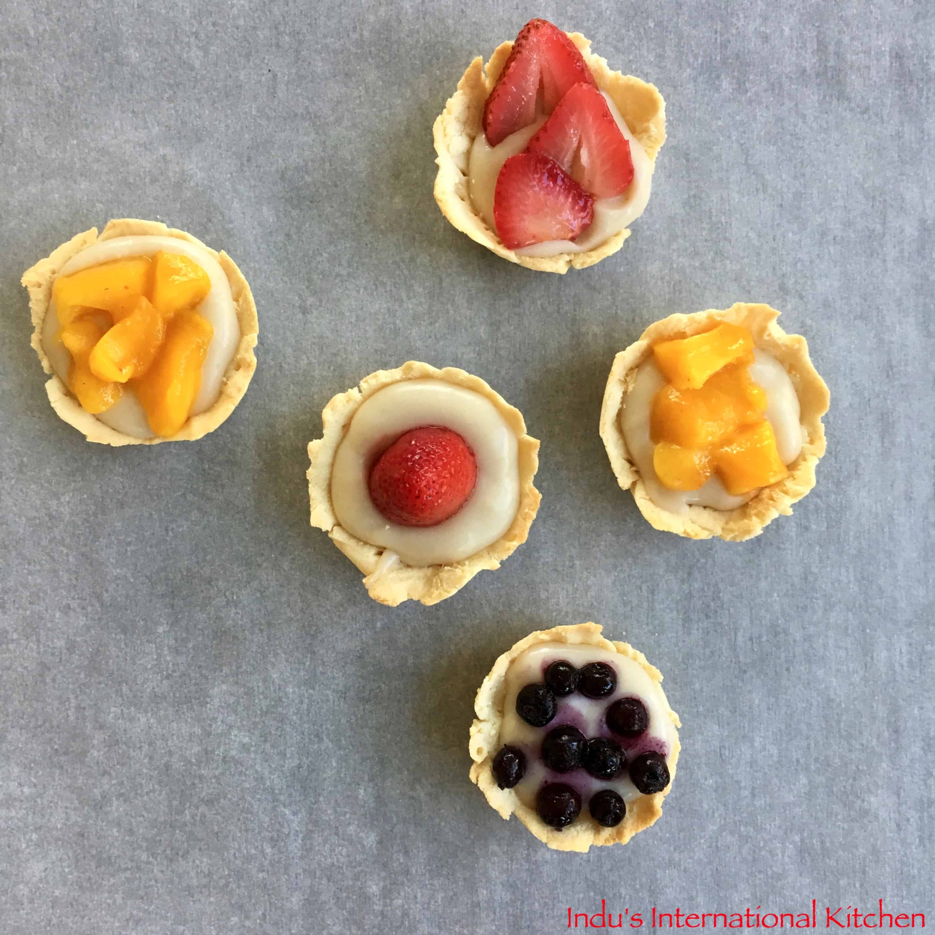 Mini Coconut Custard Tarts Mini Custard Fruit Tarts (Vegan, Paleo