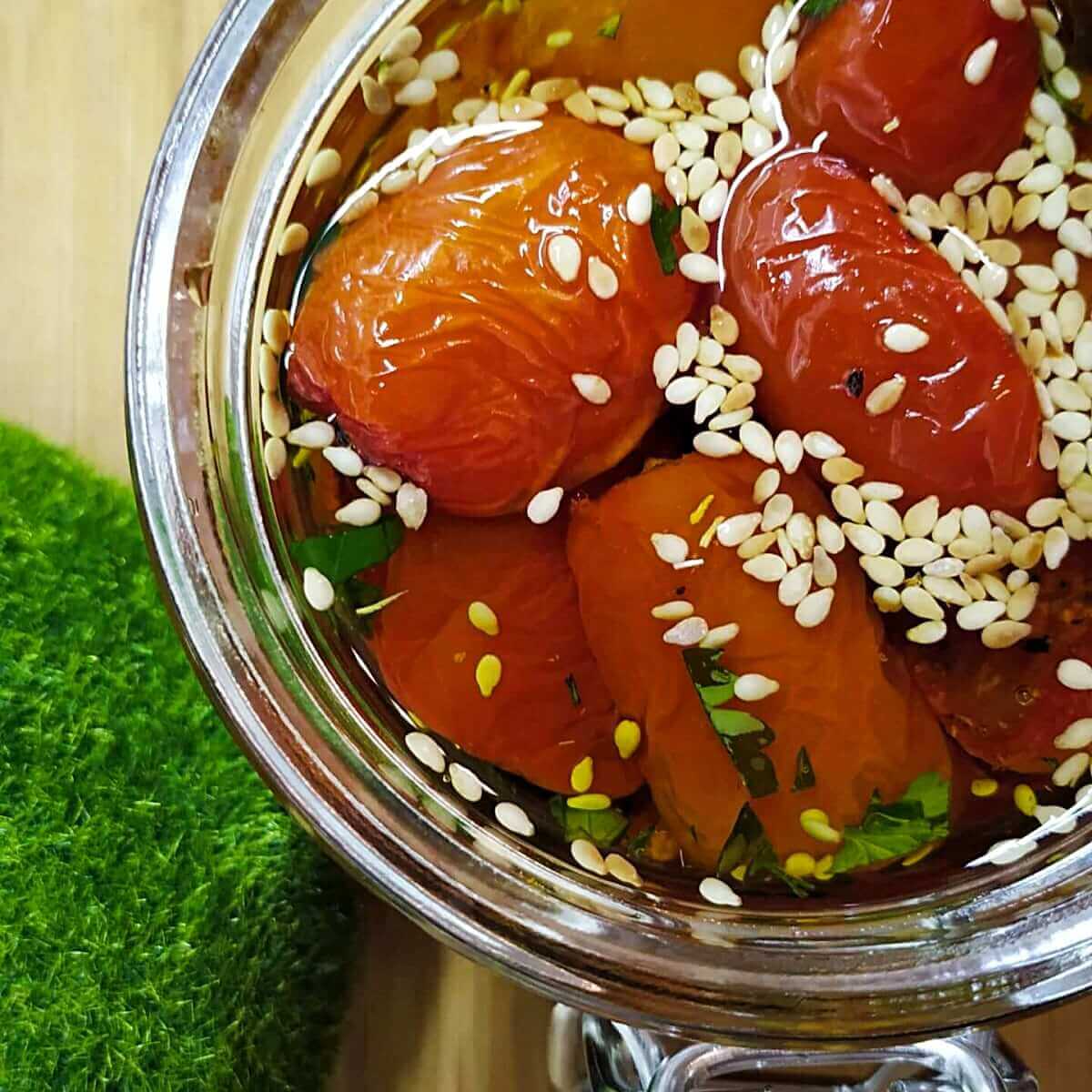 Dried tomatoes in the oven Cook4yourself Healthy recipes